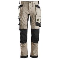 Snickers Workwear 6241 Stretch Werkbroek met holsterzakken khaki/zwart - maat 46