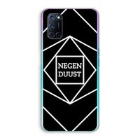 Negenduust geometrisch: Oppo A92 Transparant Hoesje