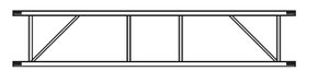 Altrex Dubbele leuningschoor 3.05m - 360230a
