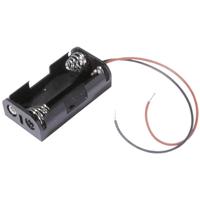 MPD BH2AAW Batterijhouder 2 AA (penlite) Kabel (l x b x h) 58 x 32 x 16 mm - thumbnail