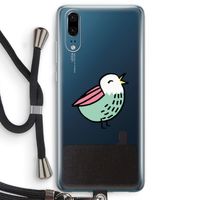 Birdy: Huawei P20 Transparant Hoesje met koord