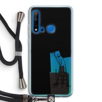 Musketon Painter: Huawei P20 Lite (2019) Transparant Hoesje met koord