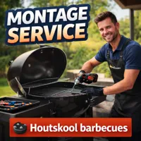 Montage Houtskool Barbecue