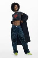 BOYFRIEND JEANS - BLUE - 38