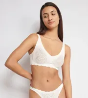 Zero feel Soft Bra Bliss - Naadloze BH top - Kanten bralette met brede bandjes
