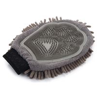 DGS™ Vachtverzorgings-handschoen Dirty Dog Grooming Mitt, grijs DGS™ Vachtverzorgings-handschoen Dirty Dog Grooming Mitt, grijs