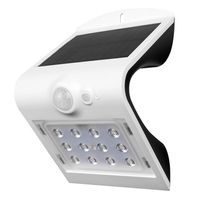 LED Solar Wandlamp Wit 1,5 Watt 4000K Neutraal wit met bewegingssensor - thumbnail
