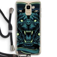 Cougar and Vipers: Samsung Galaxy J6 (2018) Transparant Hoesje met koord