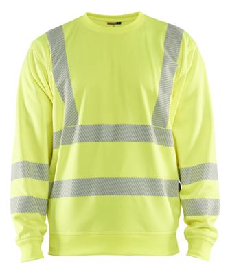 Blåkläder High-Vis Sweatshirt 35622538 | High-Vis Geel | Maat XS - 7330509831984