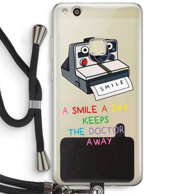 Smile: Huawei Ascend P10 Lite Transparant Hoesje met koord