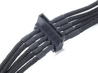 SilverStone Modulaire voedingskabel PP06B-4SATA10 kabel 1 meter - thumbnail