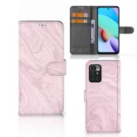 Xiaomi Redmi 10 | Bookcase | Marble Pink - Origineel Cadeau Vriendin