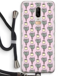 Boompje: OnePlus 6 Transparant Hoesje met koord