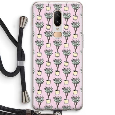 Boompje: OnePlus 6 Transparant Hoesje met koord
