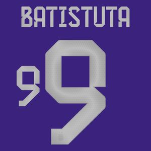 Batistuta 9 (Officiële Argentinië Away Bedrukking 2022-2023)