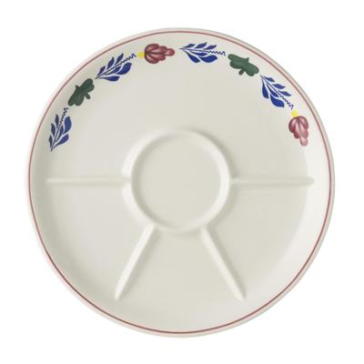 Boerenbont fondueborden ø27cm 6 stuks