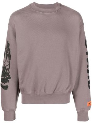 Heron Preston sweat à imprimé graphique - Gris