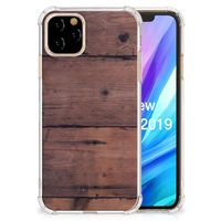 Apple iPhone 11 Pro Stevig Telefoonhoesje Old Wood - thumbnail