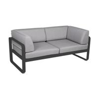 Fermob Bellevie Club 2-zits loungebank Anthracite - Flannel