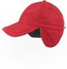 Atlantis AT417 Techno Flap Cap Recycled - Red - One Size