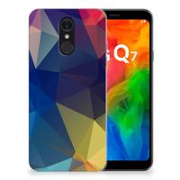 LG Q7 | TPU Hoesje | Polygon Dark