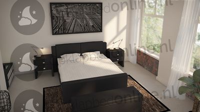 Standaard boxspring 160 x 210 cm- stofkleur 1011