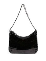 Stella McCartney sac porté épaule Falabella à sequins - Noir - thumbnail