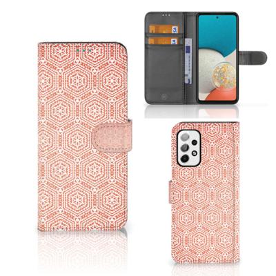 Samsung Galaxy A73 5G | Telefoon Hoesje | Pattern Orange
