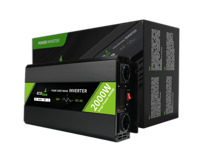 EcoLine - Omvormer 24V Naar 220V/230V - 2000w Vermogen - Zuivere sinus - Spanningomvormer