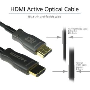 ACT Connectivity HDMI Premium 4K Active Optical Cable v2.0 HDMI-A male - HDMI-A male, 15 meter kabel