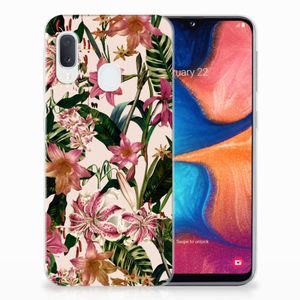 Samsung Galaxy A20e TPU Case Flowers