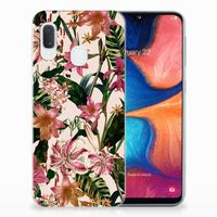 Samsung Galaxy A20e TPU Case Flowers