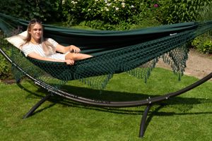 Hangmat met Standaard Tweepersoons 'Arc & Sublime' Green - Groen - Tropilex ®