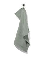 HEMA Theedoek 65x65 katoen grijsgroen (groen)