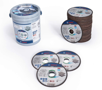 Bosch Accessoires 100x doorslijpschijf inox (rvs) 125x1x22.23 in emmer - 2608626113