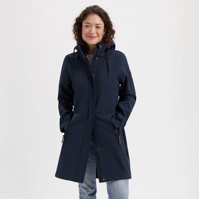 Travelin&apos; Women - softshell jack - Marine - Maat XXL