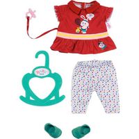 BABY born - Little Sportieve outfit rood poppen accessoires - thumbnail