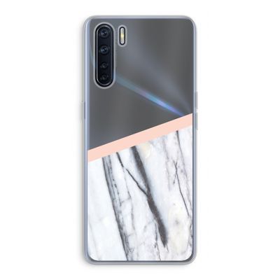 A touch of peach: Oppo A91 Transparant Hoesje
