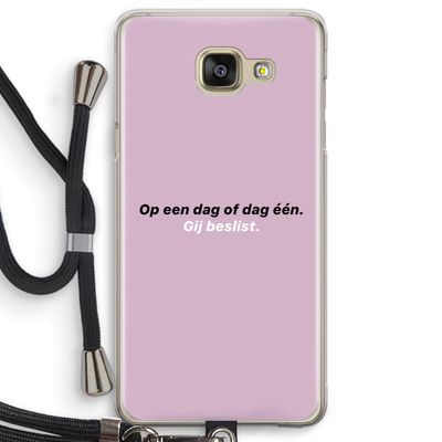 gij beslist: Samsung Galaxy A5 (2016) Transparant Hoesje met koord