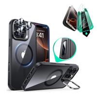 iPhone 16 Pro Classic Hybrid Magnetic Case Protection Bundle (Camera Control, Stash Stand) - Clear Black iPhone 16 Pro Classic Hybrid Magnetic Case Protection Bundle (Camera Control, Stash Stand) - Clear Black