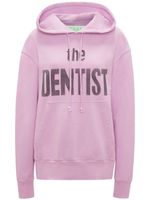 JW Anderson hoodie en coton à imprimé graphique - Violet