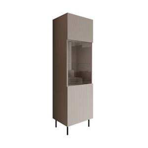 Meubella Vitrinekast Alex - Beige - 55 cm