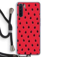Watermelon: Oppo A91 Transparant Hoesje met koord