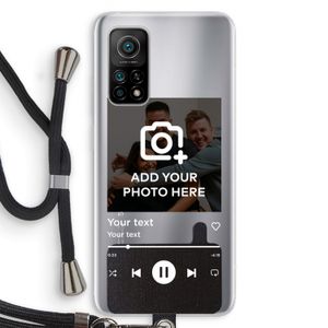 Music Player: Xiaomi Mi 10T 5G Transparant Hoesje met koord