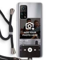 Music Player: Xiaomi Mi 10T 5G Transparant Hoesje met koord