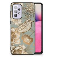 Bloemen Hoesje voor Samsung Galaxy A33 5G Vintage Bird Flowers Bloemen Hoesje voor Samsung Galaxy A33 5G Vintage Bird Flowers