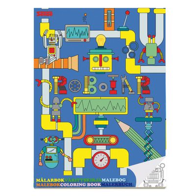 Haza Witbaard Kleurboek robot