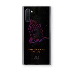 Praying For My Haters: Samsung Galaxy Note 10 Transparant Hoesje