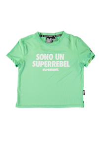 SUPERREBEL Meisjes t-shirt Benica - Fluo mint