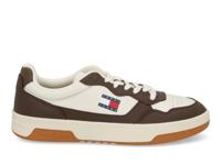 Tommy Hilfiger TJM cupsole 0LI ivory brown Wit maat 41